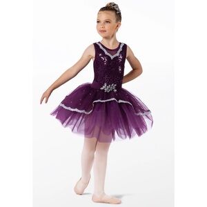 Weissman Showtime Purple Ballet Tutu Dance Costume IC Recital Competition Dress